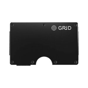 GRID Wallet Black Aluminium Wallet