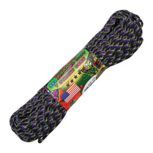 Atwood Rope MFG. Undead zombie paracord shown on a white background.