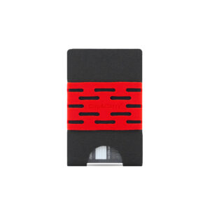 Clip & Carry Slydex Wallet shown on a white background with the red retention band.