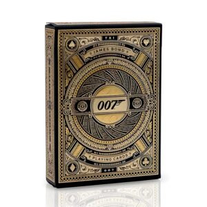 007 James Bond Playing Cards. Deck shown in box from the front with the 007 logo on a white background.