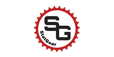 StatGear logo in a gear graphic on a white background.